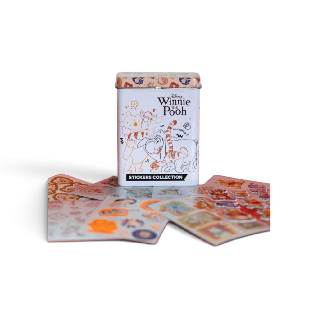 STICKER TIN x8u. W.POOH